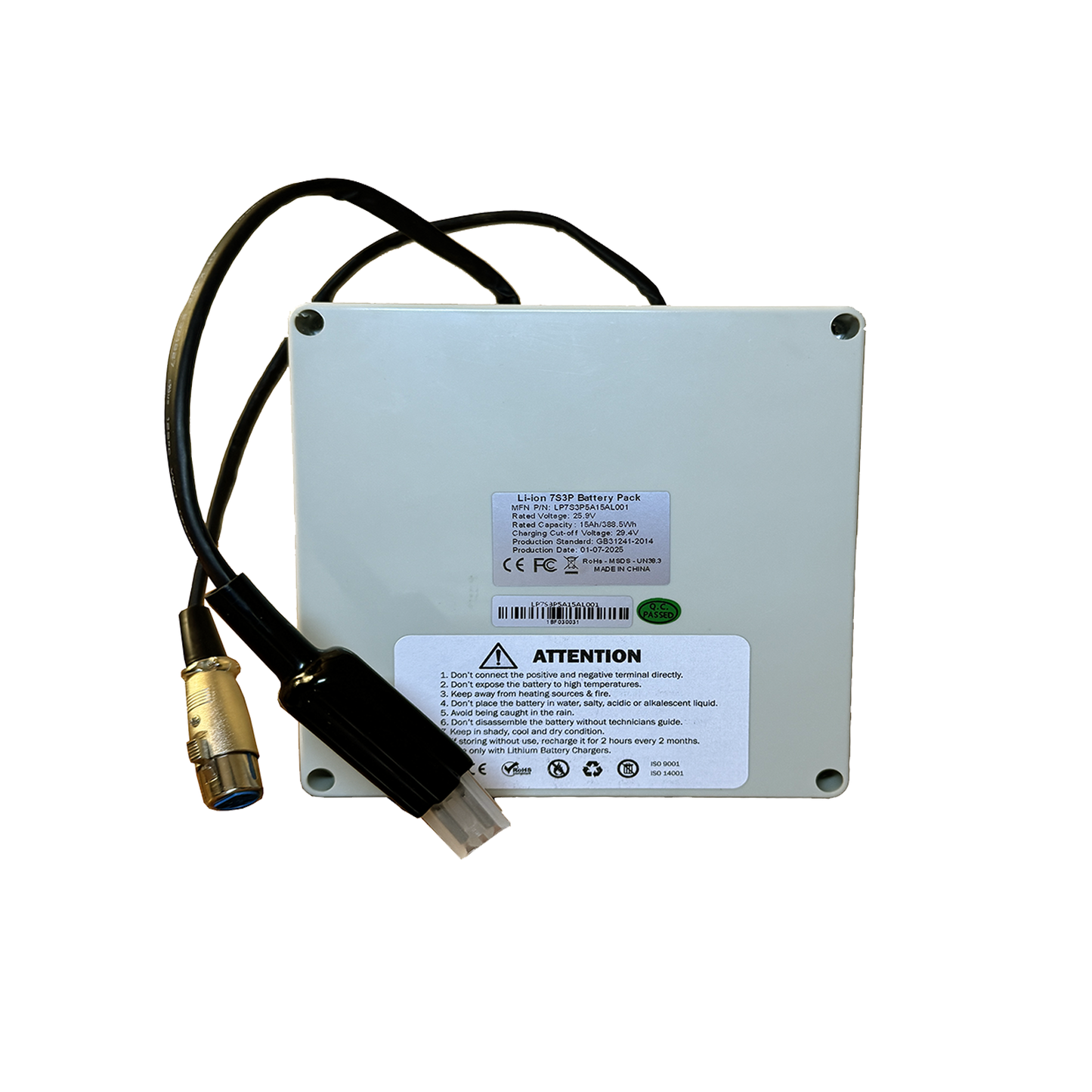 Upgrade to 15 Ah Battery