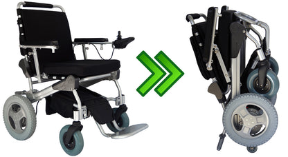 Foldable Electric Wheelchair by EZ Lite Cruiser