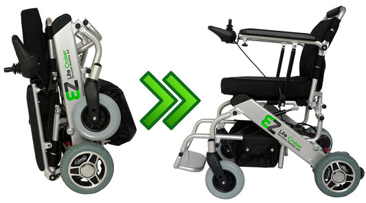 Portable Motorized Wheelchair by EZ Lite Cruiser Standard Model