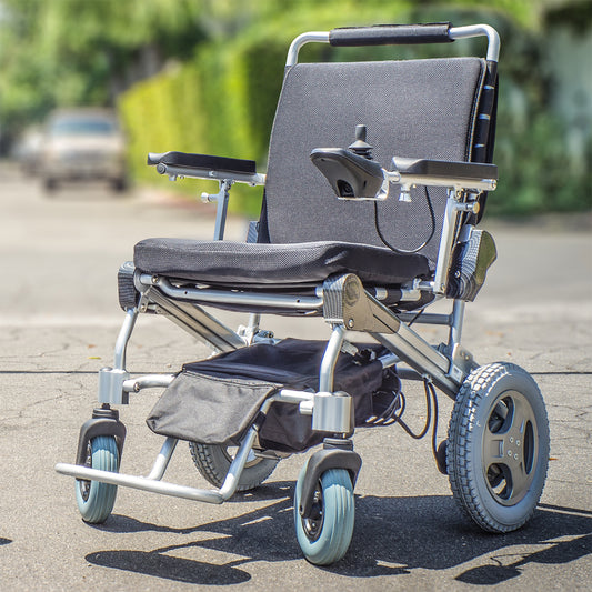 Lightest Power Wheelchair by EZ Lite Cruiser Deluxe DX12 Model
