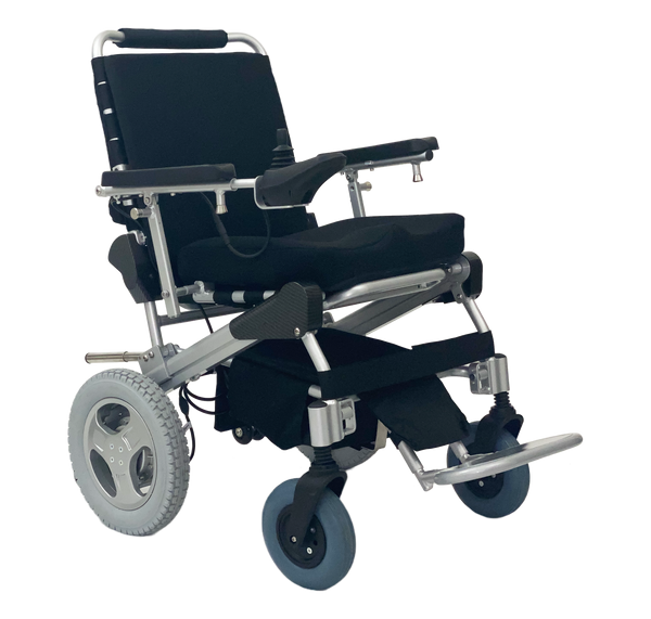 Hover Move Lite Folding 50 Pound Electric Power Wheelchair with 12 inch Tires